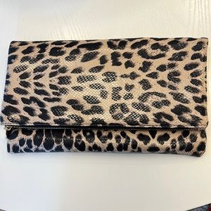 Cheetah Fold-over Clutch